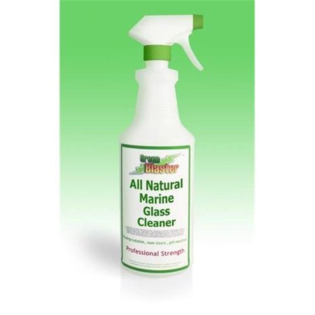 GREEN BLASTER PRODUCTS Green Blaster Products GBMGC32S All Natural Marine Glass Cleaner 32oz Sprayer GBMGC32S